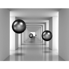  Falikép Alagút fekete golyókkal3, 300 x 200 cm tapéta, díszléc és más dekoráció