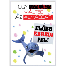  Falikép – Előbb ébredj fel (videóvetítő opcióval) grafika, keretezett kép