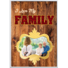  Falikép – I love my Family saját fotóval (videóvetítő opcióval)