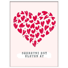  Falikép – Szeretni egy életen át (videóvetítő opcióval) grafika, keretezett kép