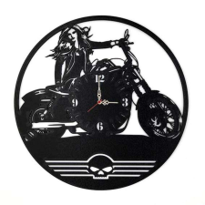 Falióra - Harley csajos fekete BO034 falióra