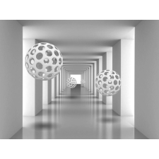  Falmatrica Alagút fehér golyókkal2, 300 x 200 cm tapéta, díszléc és más dekoráció