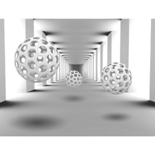  Falmatrica Alagút fehér golyókkal3, 200 x 150 cm tapéta, díszléc és más dekoráció