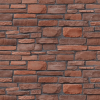  Falmatrica vékony téglalap alakú barna és vörös kőfal, 350 x 200 cm