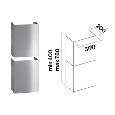 Falmec - Páraelszívó csőtakaró kürtő inox páraelszívó