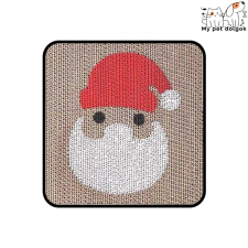  Falra ragasztható macska játék kaparó- Mikulás mintával macskabútor