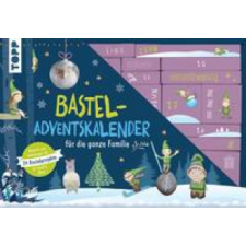 Familien-Bastel-Adventskalender - 24 Bastelprojekte mit Material naptár, kalendárium