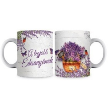  family bögre levendulás "a legjobb édesanyának" 2f. bögrék, csészék