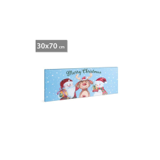 FAMILY CHRISTMAS LED FALI KÉP 70 X 30 CM karácsonyfa izzósor