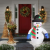FAMILY CHRISTMAS Phenom deco kültéri Felfújható hóember - 120 cm - IP44 - 1 LED - hálózati - 58060M karácsonyi fel...