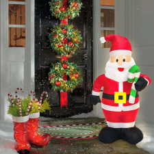 FAMILY CHRISTMAS Phenom deco kültéri Felfújható mikulás - 120 cm - IP44 - 1 LED - hálózati - 58060F kültéri karács... karácsonyi dekoráció