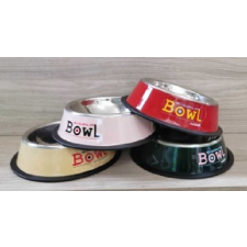  family etető/itató tál fém csúszásgátló 30cm konyhai eszköz