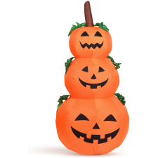 Family Felfújható tök - 125 cm - IP44 - 1 LED - hálózati, 58060A dekoráció