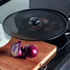 Family Fröccsenésgátló fedő - 29 cm - fekete (56263) konyhai eszköz