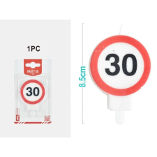  Family gyertya "30" 8,5cm party kellék