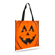 Family Halloween-i ajándéktáska - tök - 35 x 37 cm - narancssárga ajándéktasak
