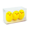 Family Húsvéti dekoráció, csibe szett, sárga, 6,7 x 5 cm, 3 db / csomag, CMK-7893