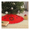 Family Karácsonyfa alá terítő - 90 cm x 3 mm - filc - piros