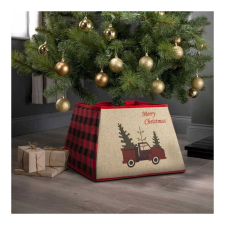 Family Karácsonyfatalp takaró - autós - 55 x 26 cm karácsonyi textilia