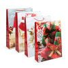 Family Karácsonyi ajándéktasak - papír - 330 x 102 x 457 mm - 4 féle / csomag - 12 db / csomag