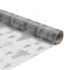 Family Karácsonyi asztalterítő futó - szürke / ezüst - 180 x 28 cm karácsonyi textilia