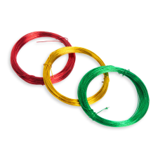 Family Karácsonyi dekor drót - fényes - 3 x 10 m - 3 féle / csomag karácsonyi dekoráció