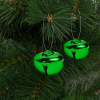 Family Karácsonyi dísz csilingelő 20 mm zöld 9 db