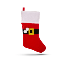 Family Karácsonyi mikulás csizma akasztóval - 45x24 cm karácsonyfadísz