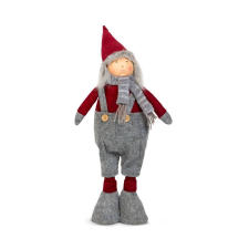 Family Karácsonyi textil manó figura - teleszkópos lábbal - 40 - 60 cm karácsonyi dekoráció