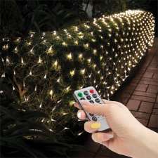 Family LED-es fényháló 100 db melegfehér LED 1,5 x 1,5 m karácsonyfa izzósor