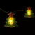 Family LED fényfüzér - karácsonyfa - 10 LED - 1,35 méter - melegfehér - 2 x AA (58911)