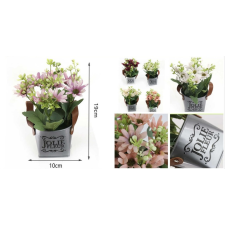  Family művirág cserepes 19x10cm 6f. kerti tárolás