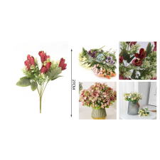  Family művirág százszorszép csokor 30cm többféle szín kerti tárolás