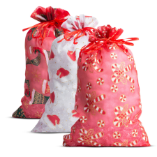 Family Organza ajándéktasak - 3 féle - 20 x 30 cm (58078C) ajándéktasak