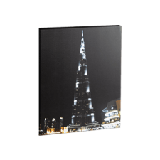 Family Pound 58018J LED-es fali hangulatkép, "Burj Khalifa", 38x48 cm grafika, keretezett kép