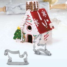 Family Sütikiszúró forma - 3D mézeskalács házikó 9 db-os konyhai eszköz