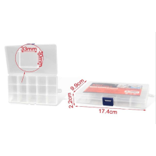  Family szerszámos doboz műa. 15 rekeszes 17x2x10cm kerti tárolás