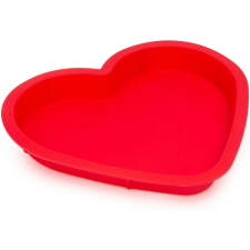 Family Szilikon szív alakú sütőforma - piros, 57521B sütés és főzés