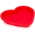Family Szilikon szív alakú sütőforma - piros, 57521B