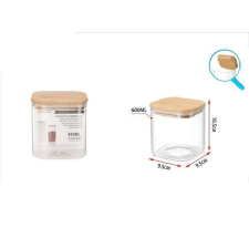  Family üveg tároló bambusz fedővel 600ml konyhai eszköz