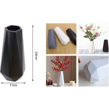  Family váza műanyag 3 féle szín 11x24cm kerti tárolás