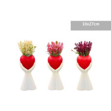  Family virág dekor kaspóban 10x27cm 3f. kerti tárolás