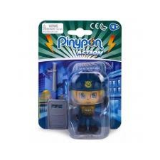 Famosa Pinypon Action - rendőr figura pajzzsal játékfigura