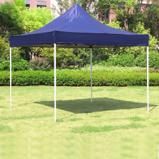 Fanni 3x3 méteres összecsukható kerti pavilon sátortetővel - kék kerti bútor