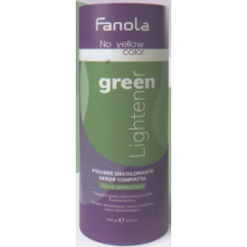 FANOLA No Yellow Color GREEN Lightener 450 g (Ammóniamentes zöld szőkítőpor) hajfesték, színező