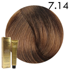 Fanola ORO Therapy Ammoniamentes hajfesték 7.14 100 ml hajfesték, színező