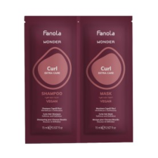  FANOLA Wonder Curl Shampoo + Mask termékminta 15+15 ml sampon