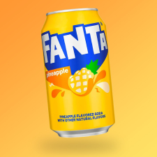 Fanta Pineapple Ananász ízű üdítőital 355ml üdítő, ásványviz, gyümölcslé