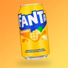  Fanta Pineapple Ananász ízű üdítőital 355ml üdítő, ásványviz, gyümölcslé