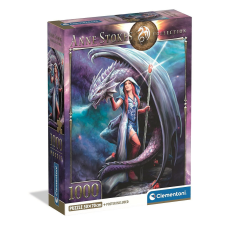 FANTASY Anne Stokes Dragon Mage 1000 db-os Compact puzzle Clementoni puzzle, kirakós